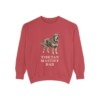Tibetan Mastiff Dad Sweatshirt, Crimson, front view