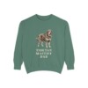 Tibetan Mastiff Dad Sweatshirt, Light Green, front view