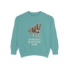 Tibetan Mastiff Dad Sweatshirt, Seafoam, front view