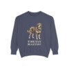 Tibetan Mastiff Sweatshirt, Denim, front view