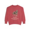 Tibetan Mastiff Humor Sweatshirt, Crimson, front view