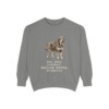Tibetan Mastiff Humor Sweatshirt, Grey, front view