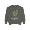 Tibetan Mastiff Humor Sweatshirt, Pepper, front view