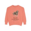 Tibetan Mastiff Humor Sweatshirt, Terracotta, front view