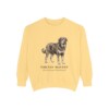 Tibetan Mastiff Latin Sweatshirt, Butter, front view