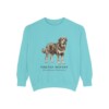 Tibetan Mastiff Latin Sweatshirt, Chalky Mint, front view