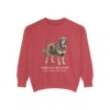 Tibetan Mastiff Latin Sweatshirt, Crimson, front view