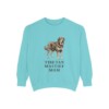 Tibetan Mastiff Mom Sweatshirt, Chalky Mint, front view