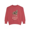 Tibetan Mastiff Mom Sweatshirt, Crimson, front view