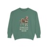 Tibetan Mastiff Mom Sweatshirt, Light Green, front view