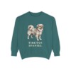 Tibetan Spaniel Sweatshirt, Blue Spruce, front view
