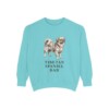 tibetan-spaniel-sweatshirt-dad-chalky-mint Tibetan Spaniel Dad Sweatshirt, Chalky Mint, front view