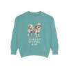 tibetan-spaniel-sweatshirt-dad-seafoam Tibetan Spaniel Dad Sweatshirt, Seafoam, front view