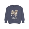 Tibetan Spaniel Sweatshirt, Denim, front view