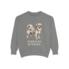 Tibetan Spaniel Sweatshirt, Grey, front view