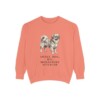 Tibetan Spaniel Humor Sweatshirt, Terracotta, front view
