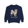 Tibetan Spaniel Latin Sweatshirt, True Navy, front view