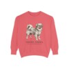 Tibetan Spaniel Latin Sweatshirt, Watermelon, front view