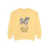 Tibetan Spaniel Mom Sweatshirt, Butter, front view