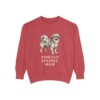 Tibetan Spaniel Mom Sweatshirt, Crimson, front view