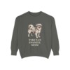 Tibetan Spaniel Mom Sweatshirt, Pepper, front view