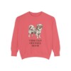 Tibetan Spaniel Mom Sweatshirt, Watermelon, front view