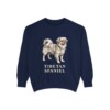 Tibetan Spaniel Sweatshirt, True Navy, front view