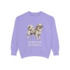Tibetan Spaniel Sweatshirt, Violet, front view