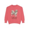 Tibetan Spaniel Sweatshirt, Watermelon, front view