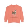 Toy Fox Terrier Latin Sweatshirt, Terracotta, front view