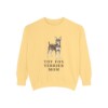 toy-fox-terrier-sweatshirt-mom-butter Toy Fox Terrier Mom Sweatshirt, Butter, front view