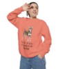 toy-fox-terrier-sweatshirt-mom-terracotta-person-2-context Toy Fox Terrier Mom Sweatshirt, Terracotta, person 2 context
