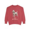 Toy Poodle Sweatshirt, Crimson, front view