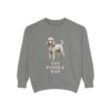 Toy Poodle Dad Sweatshirt, Grey, front view