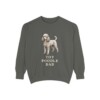 Toy Poodle Dad Sweatshirt, Pepper, front view