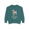 Toy Poodle Humor Sweatshirt, Blue Spruce, front view