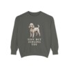 Toy Poodle Humor Sweatshirt, Pepper, front view