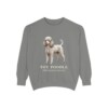 Toy Poodle Latin Sweatshirt, Grey, front view