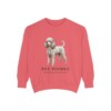 Toy Poodle Latin Sweatshirt, Watermelon, front view