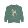 Toy Poodle Sweatshirt, Light Green, front view