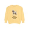 Toy Poodle Mom Sweatshirt, Butter, front view