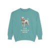 Toy Poodle Mom Sweatshirt, Seafoam, front view