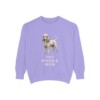 Toy Poodle Mom Sweatshirt, Violet, front view