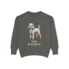 Toy Poodle Sweatshirt, Pepper, front view