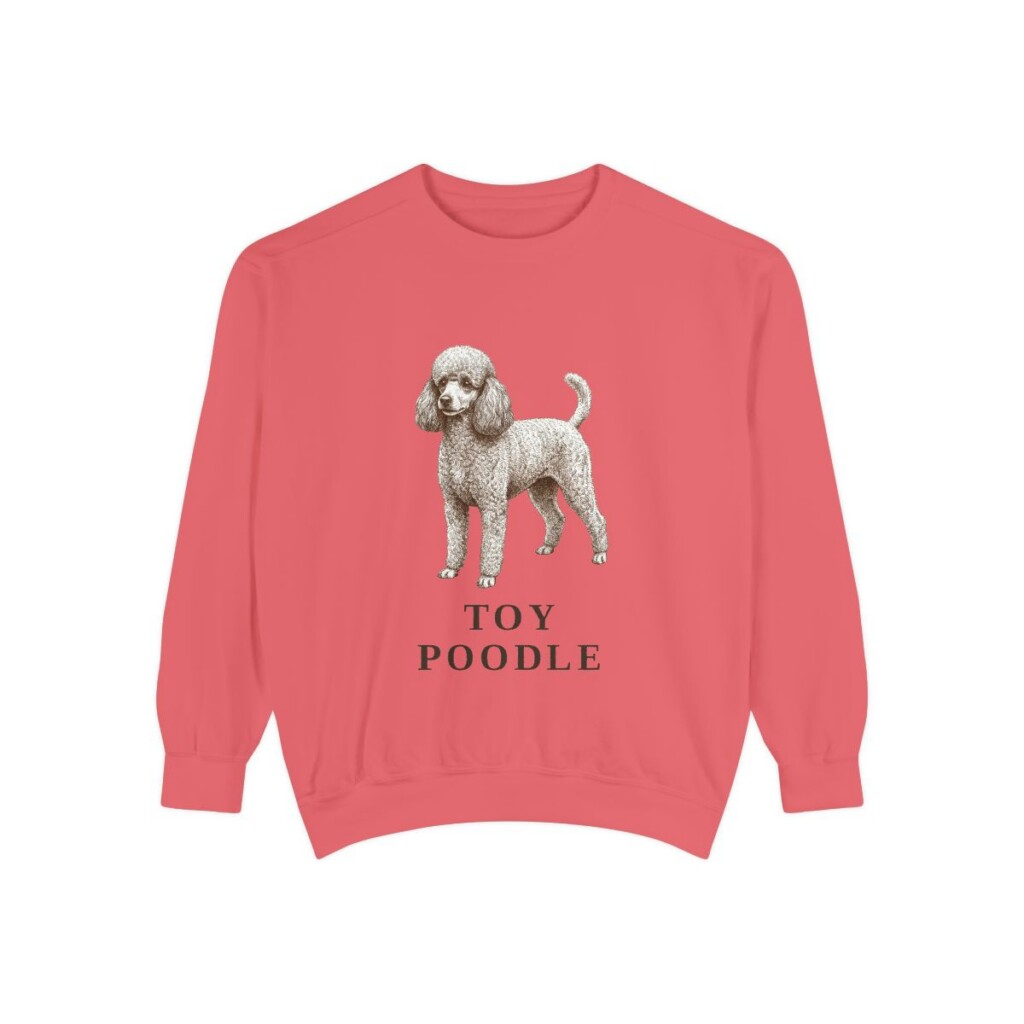 Toy Poodle Sweatshirt, Watermelon, front view