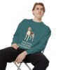 Treeing Walker Coonhound Sweatshirt, Blue Spruce, person 1 context