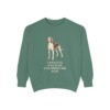 Treeing Walker Coonhound Dad Sweatshirt, Light Green, front view