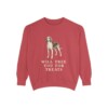 Treeing Walker Coonhound Humor Sweatshirt, Crimson, front view