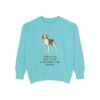 Treeing Walker Coonhound Mom Sweatshirt, Chalky Mint, front view