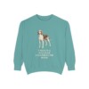 Treeing Walker Coonhound Mom Sweatshirt, Seafoam, front view